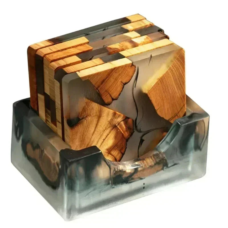 Coasters - Modern Wood Set