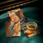 Coasters - Modern Wood Set