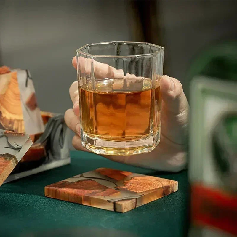 Coasters - Modern Wood Set