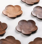 Coasters - Wooden Black Walnut Petal