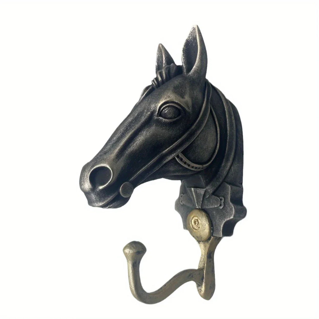 Coat Hanger - Horse Head Grey
