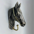 Coat Hanger - Horse Head Grey