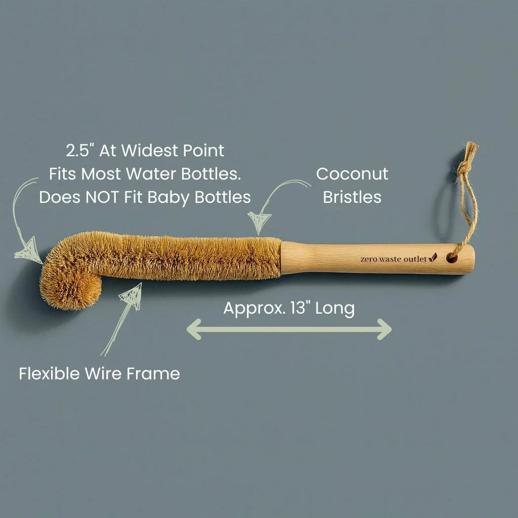 Coconut Bottle Brush Zero Waste Outlet