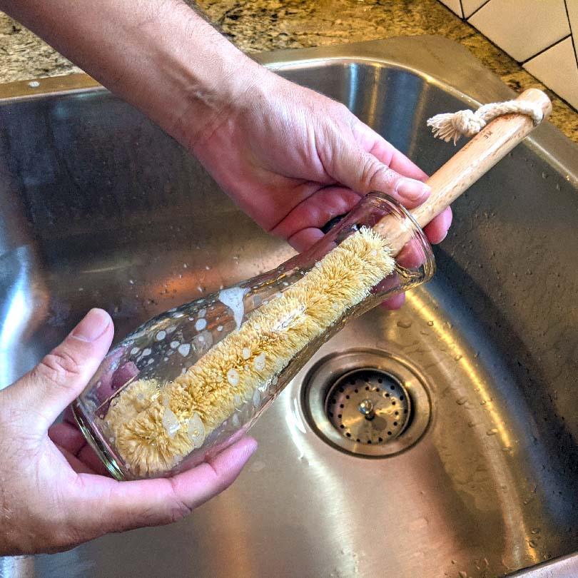 Coconut Bottle Brush Zero Waste Outlet