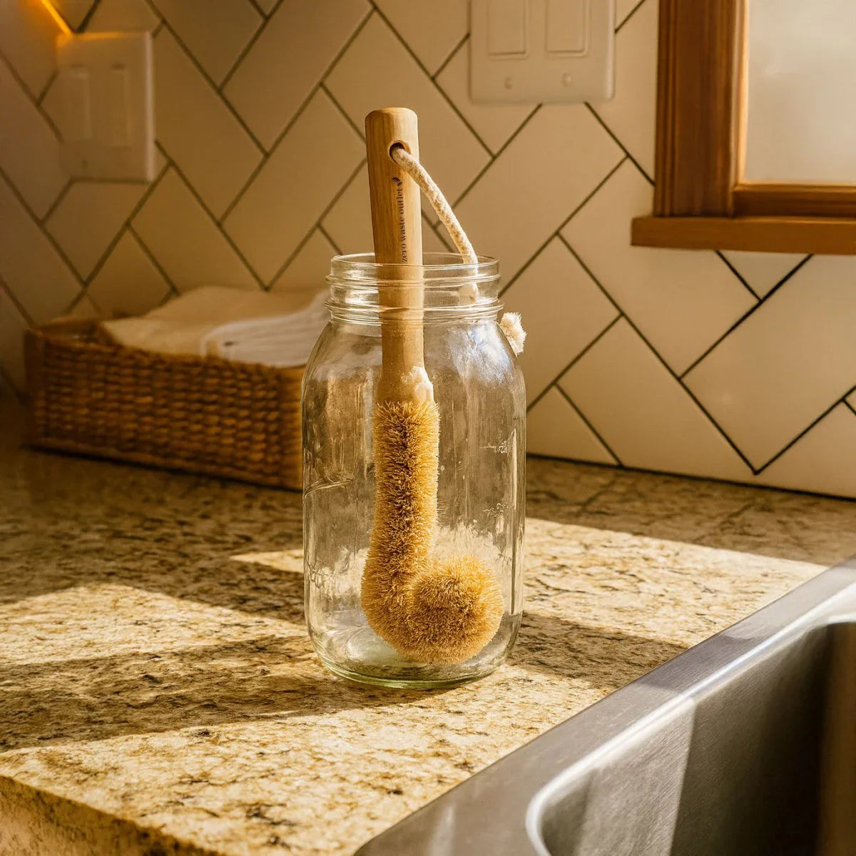 Coconut Cup Brush Zero Waste Outlet