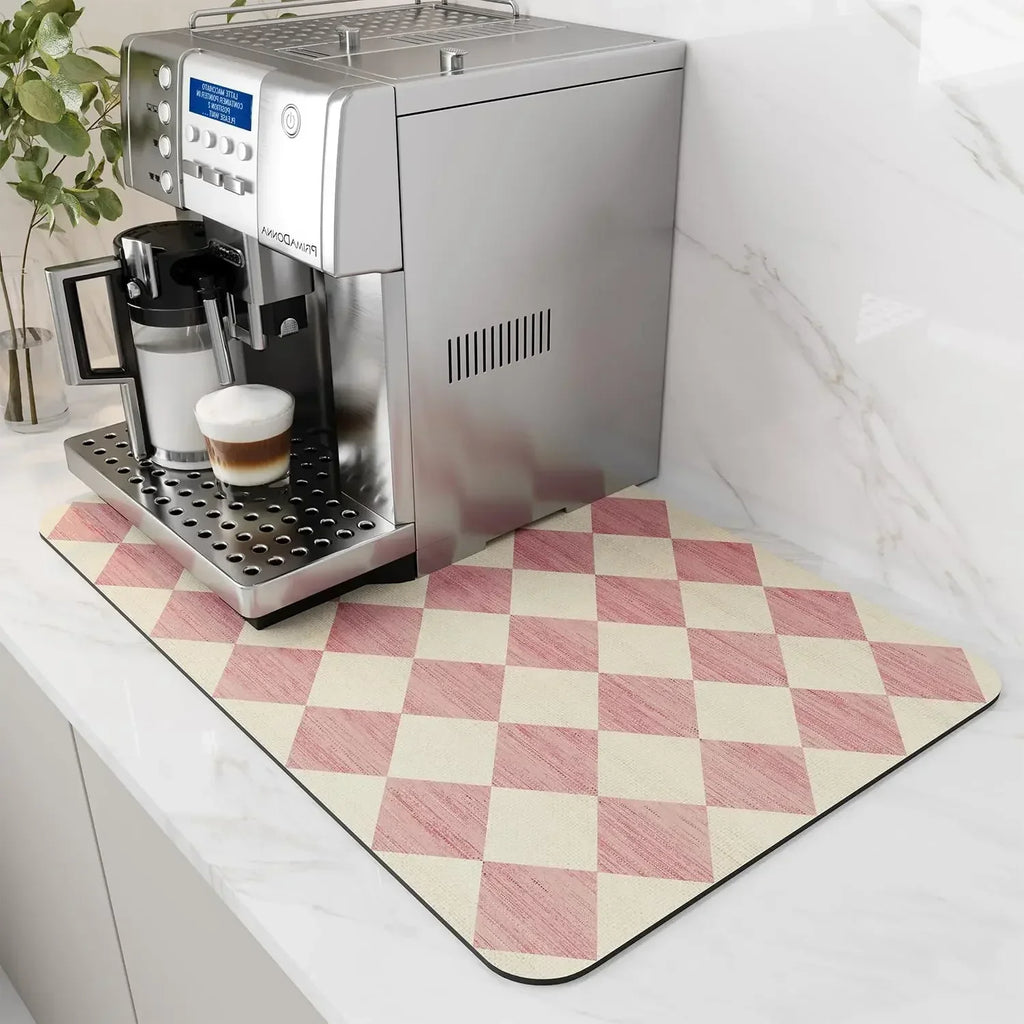 Coffee Mat - Water-Absorbent Rubber Small