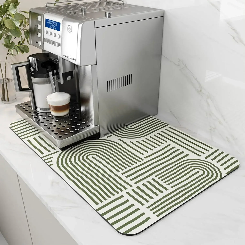 Coffee Mat - Water-Absorbent Rubber Small