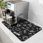 Coffee Mat - Water-Absorbent Rubber Small