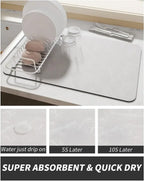 Coffee Mat - Water-Absorbent Rubber Small
