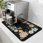 Coffee Mat - Water-Absorbent Rubber Small