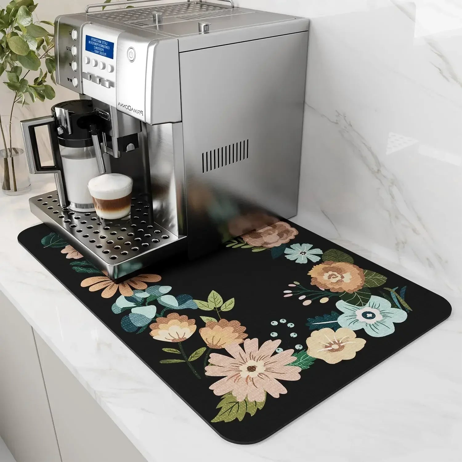 Coffee Mat - Water-Absorbent Rubber Small