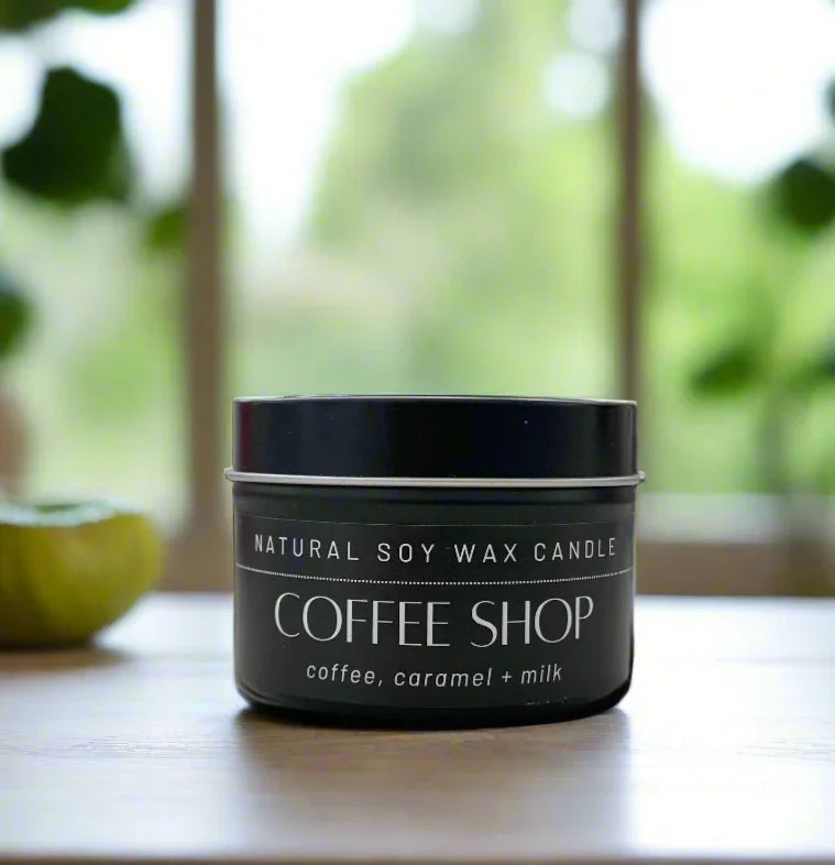 Coffee Shop - 4oz Soy Candle Augustine + Matter Candle Studio LLC