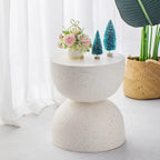 Nordic Designer Side Table Homestay Small Round Table Bedside Table Creative Small Coffee Table Ins Cream Style Cafe Side Table - House Of Avana