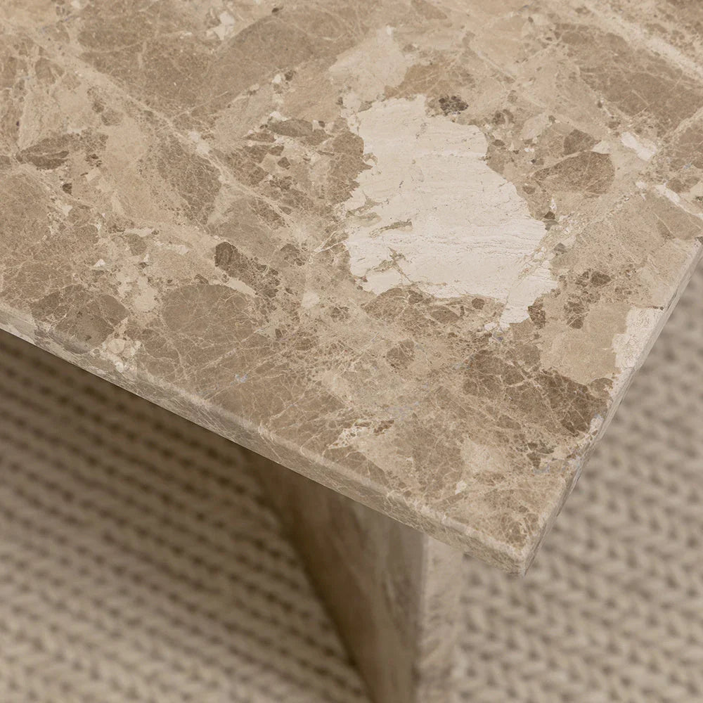 Vega Marble Coffee Table - Round, Square Or Rectangle in 3 Colour Variations House Of Avana