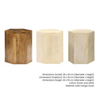 Coffee Table Set 3pcs Solid Mango Wood House Of Avana