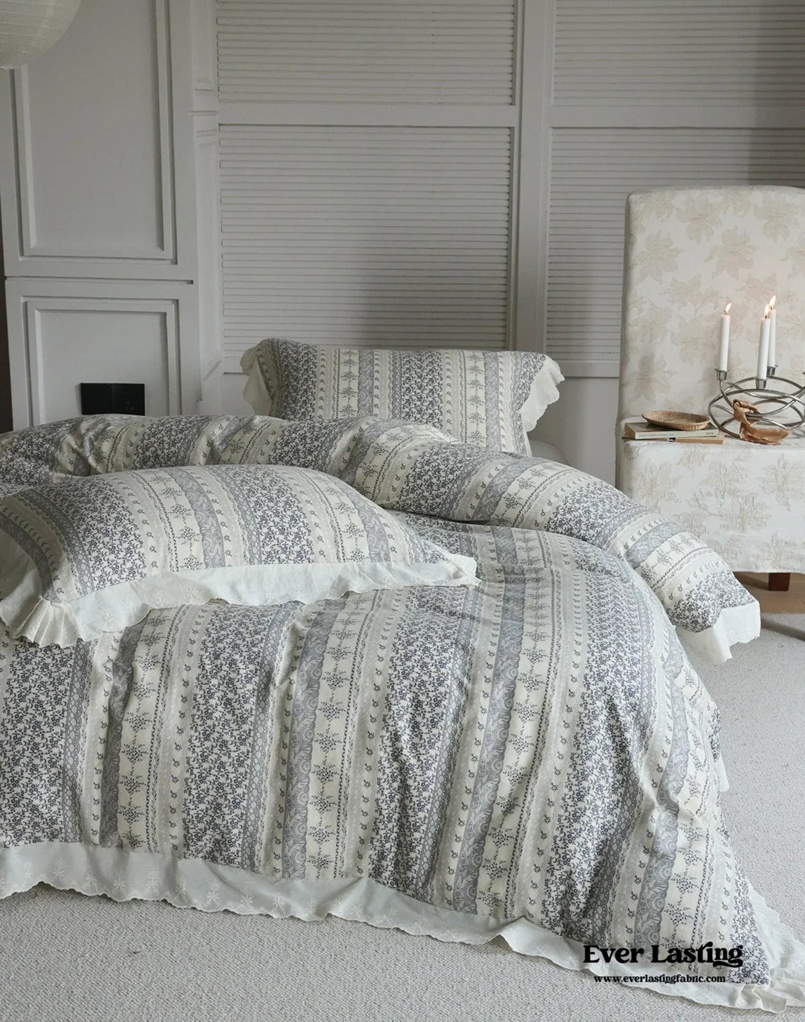Colette French Double Gauze Bedding Set Ever Lasting