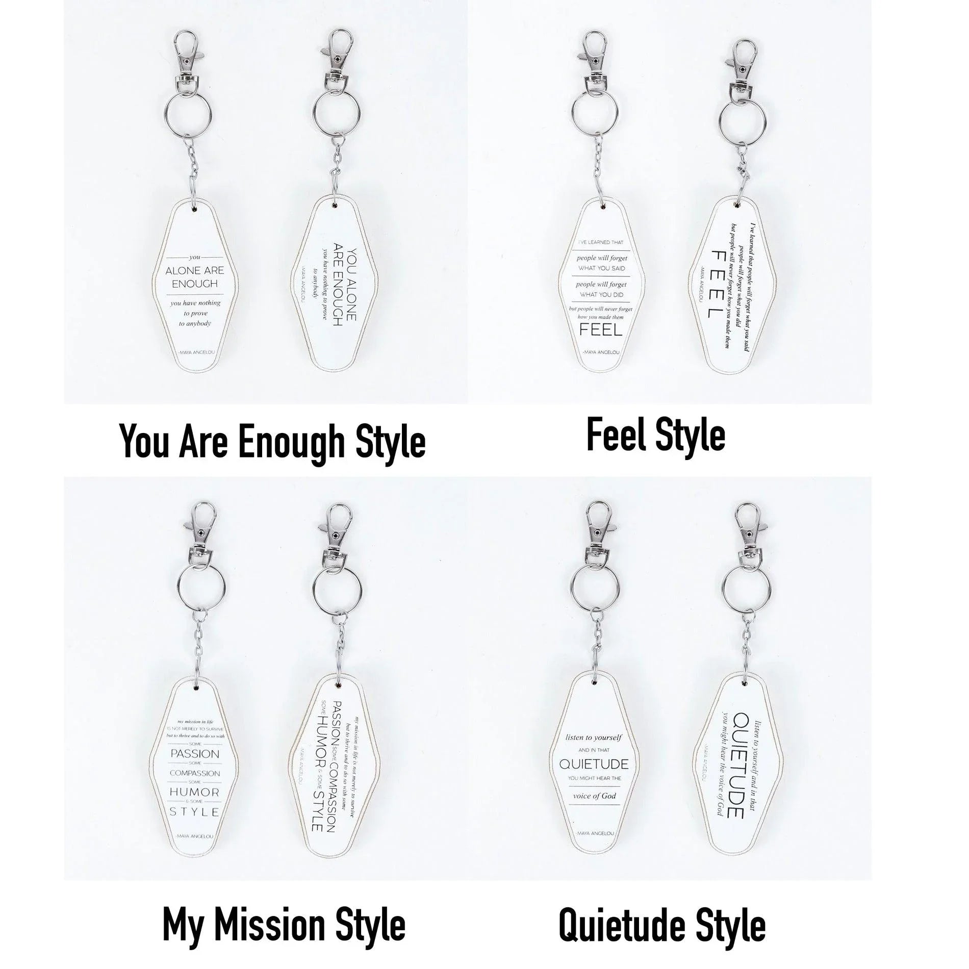 Inspirational Keychains Gia Roma