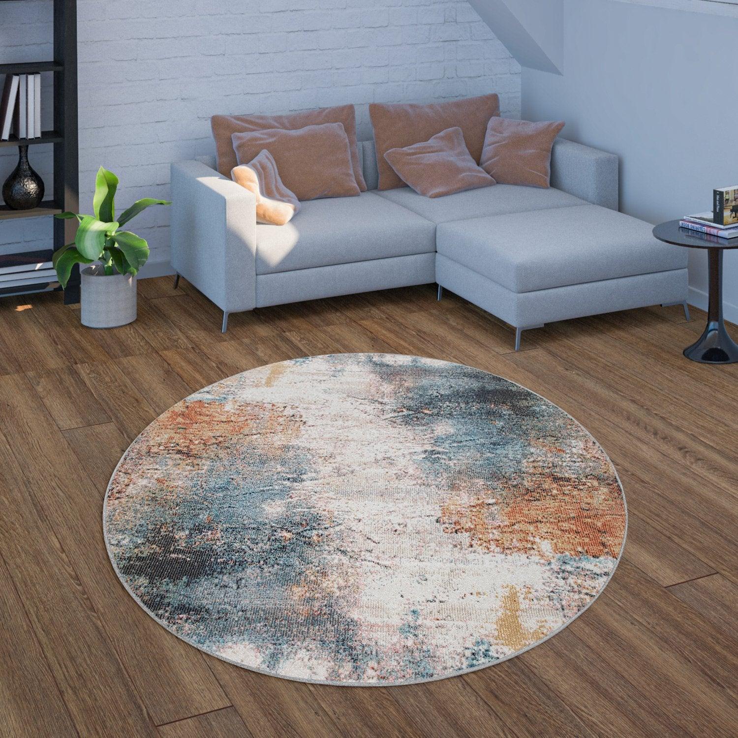 Colourful Indoor & Outdoor Rug For Patio Used Look RugYourHome