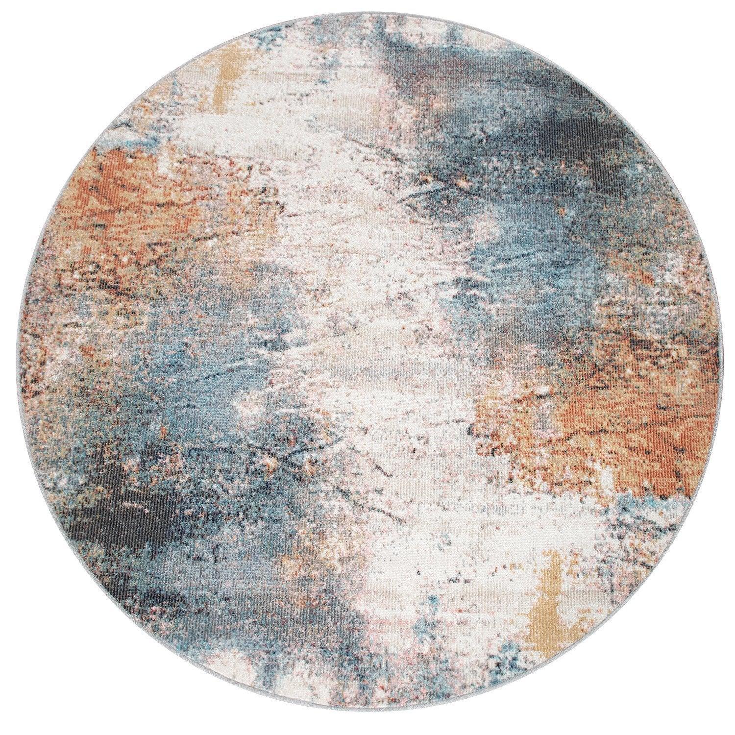 Colourful Indoor & Outdoor Rug For Patio Used Look RugYourHome