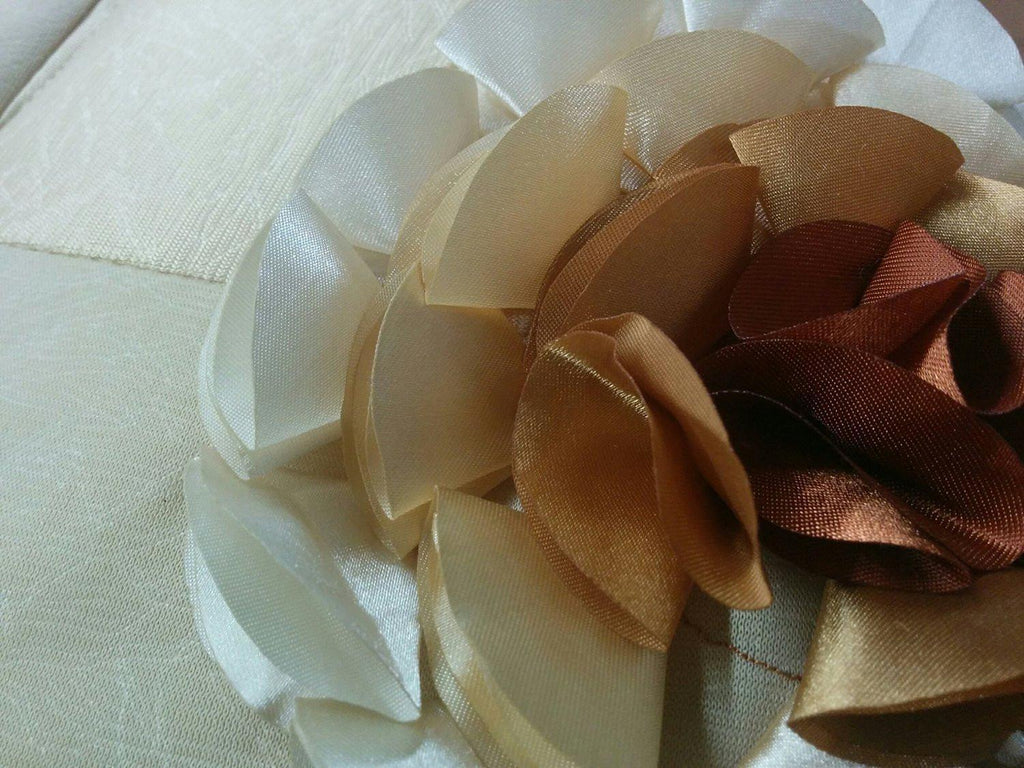 DaDa Bedding Floral Autumn Leaves Warm Bronze Bedspread Comforter Set (BM4304L) DaDalogy Bedding Collection