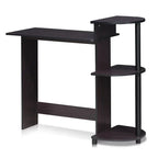 Contemporary Home Office Computer Desk in Black Finish