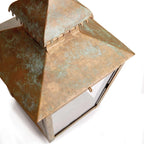 Antique Copper Pagoda Lantern with Weathered Patina - House Of Avana