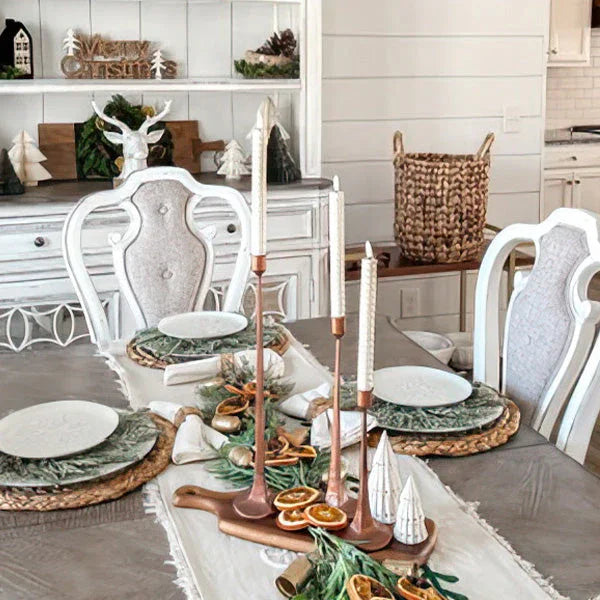 Set of Copper Taper Candle Holders - House Of Avana