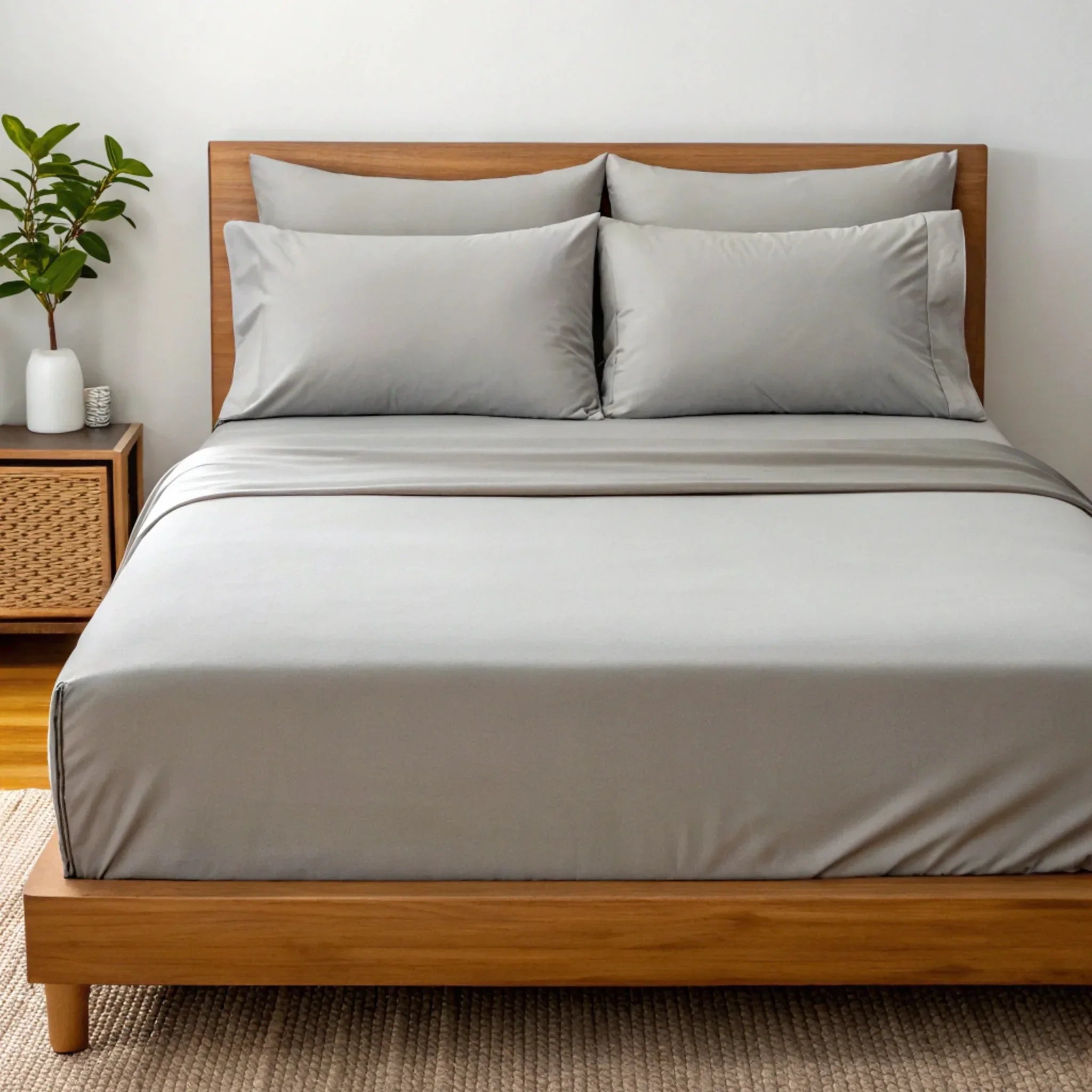 Copper Infused Bamboo Sheet Set | Antimicrobial Comfort - House Of Avana