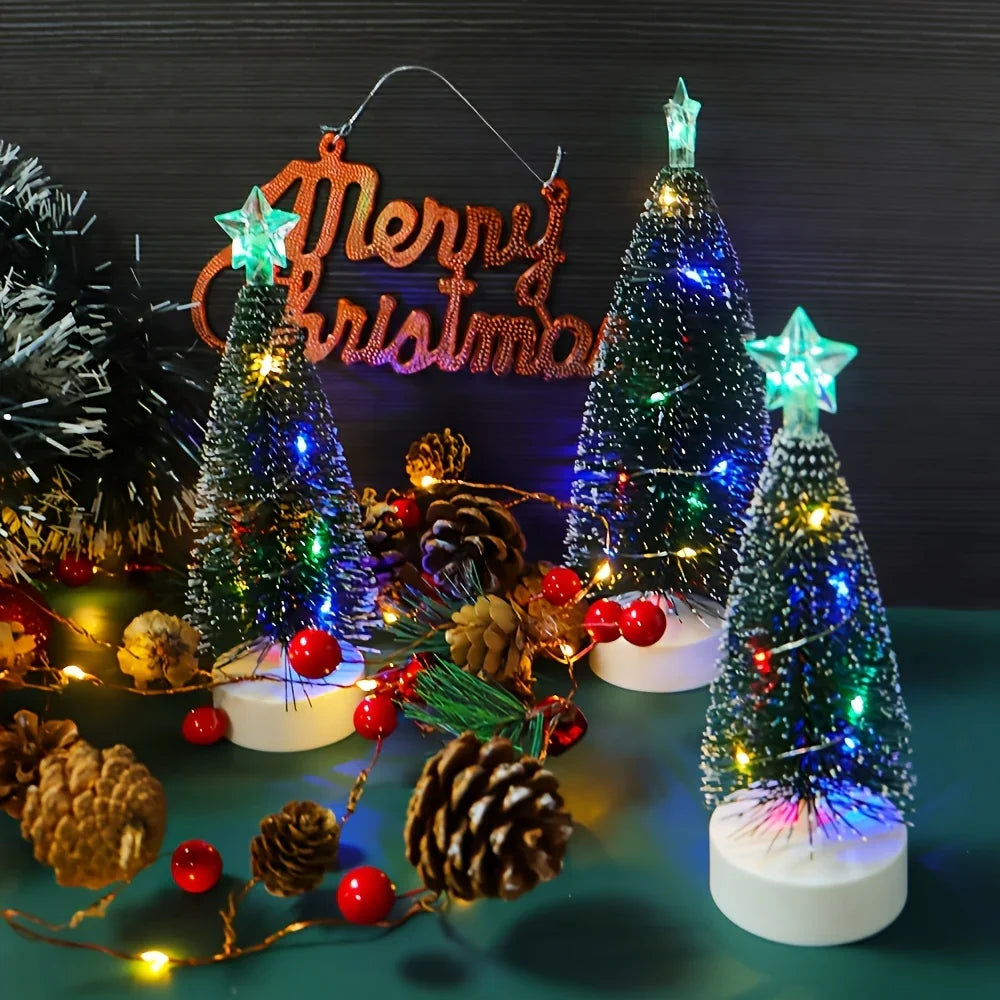 Copper Led Wire Light Tree Christmas Decoration - House Of Avana