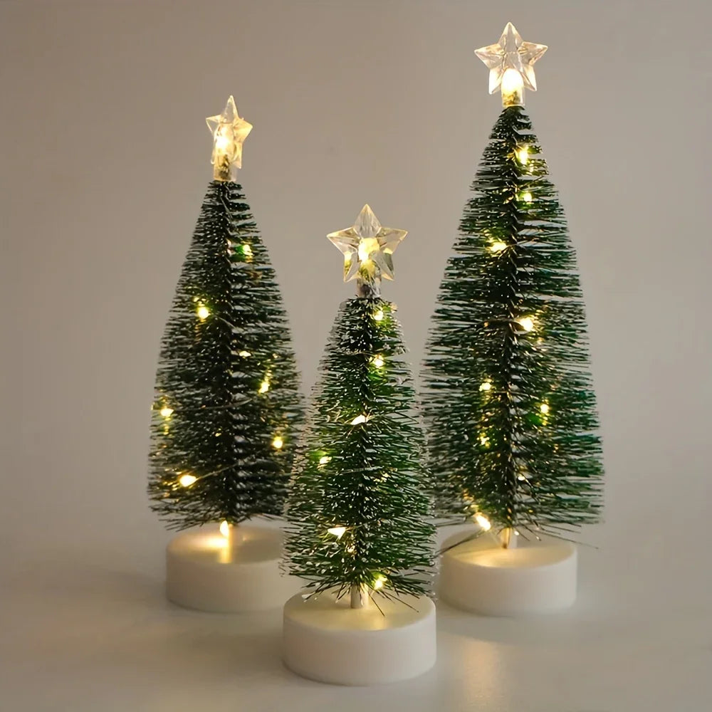 Copper Led Wire Light Tree Christmas Decoration - House Of Avana