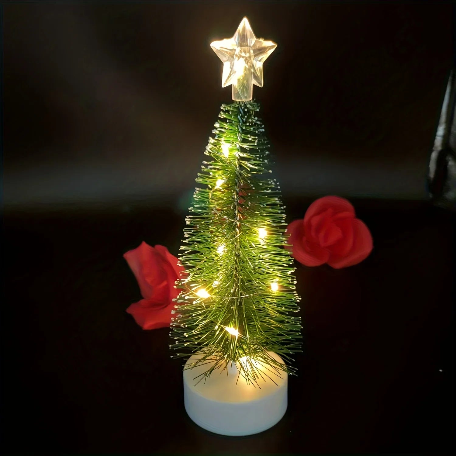 Copper Led Wire Light Tree Christmas Decoration - House Of Avana