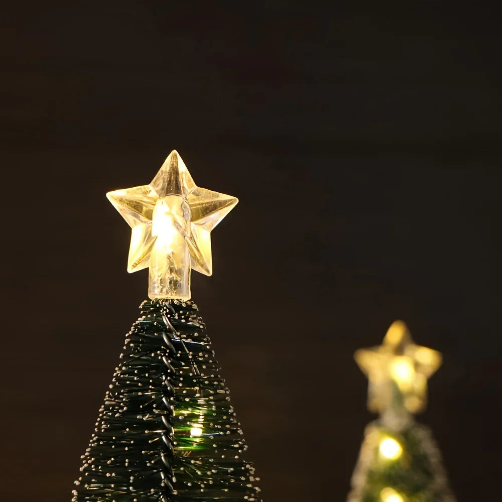 Copper Led Wire Light Tree Christmas Decoration - House Of Avana