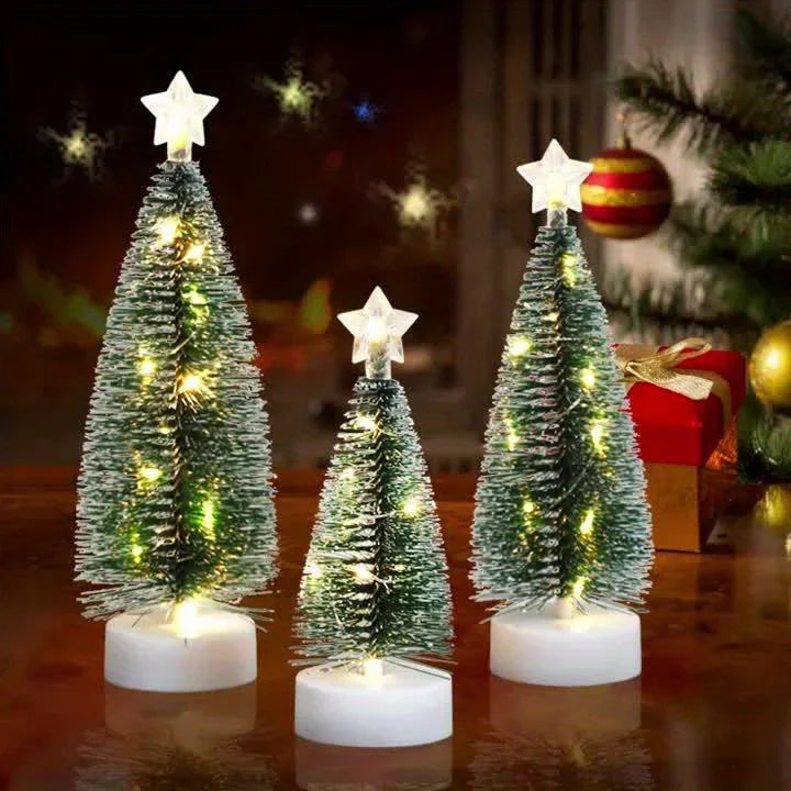 Copper Led Wire Light Tree Christmas Decoration - House Of Avana