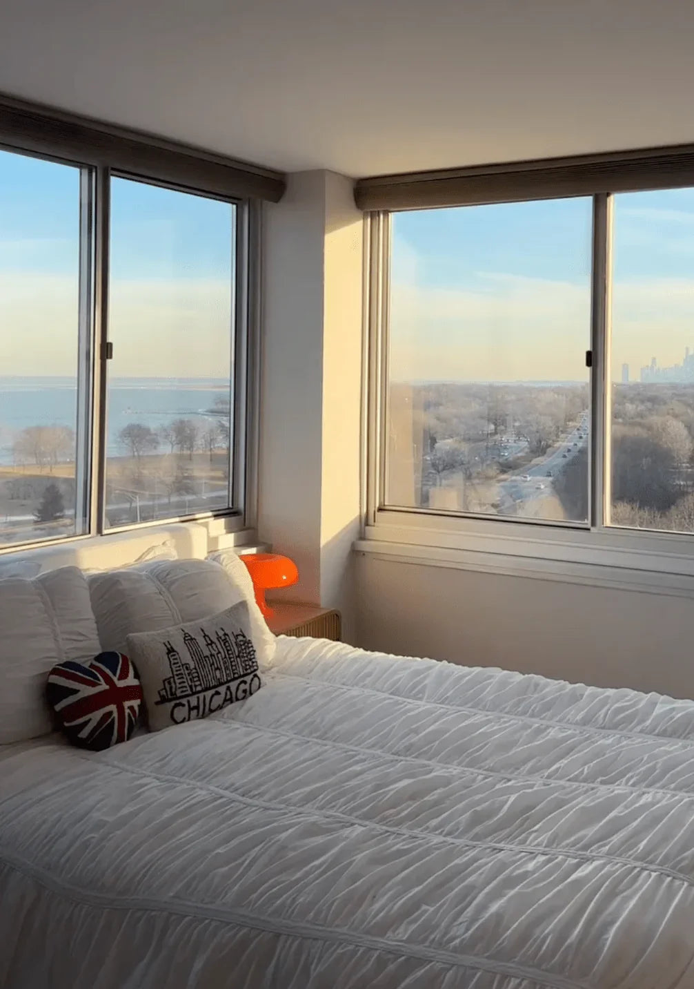 Coquette Ruffle Ribbon Ties Duvet Cover / Pink Ever Lasting