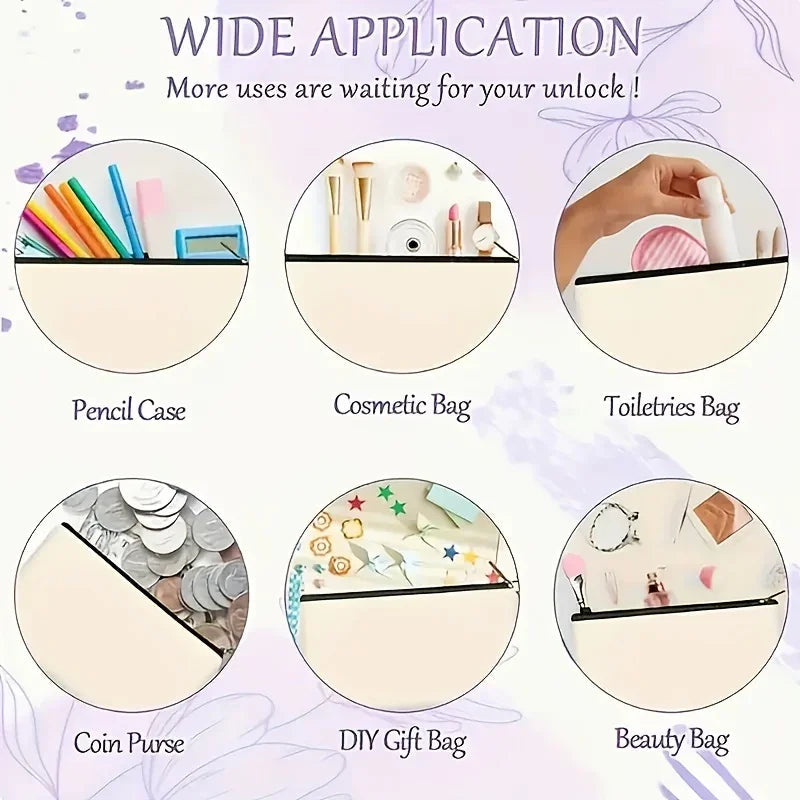 Cosmetic Bag Nylon Makeup Organizer with Zipper Closure, Large Capacity, Gnome Design, Multiple Colors - House Of Avana [[SKU:HOA-BAT-044]]
