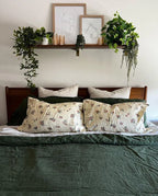Cottage Floral Bedding Set / Dusty Purple