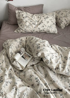 Cottage Floral Bedding Set / Dusty Purple Ever Lasting