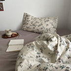 Cottage Floral Bedding Set / Dusty Purple Ever Lasting