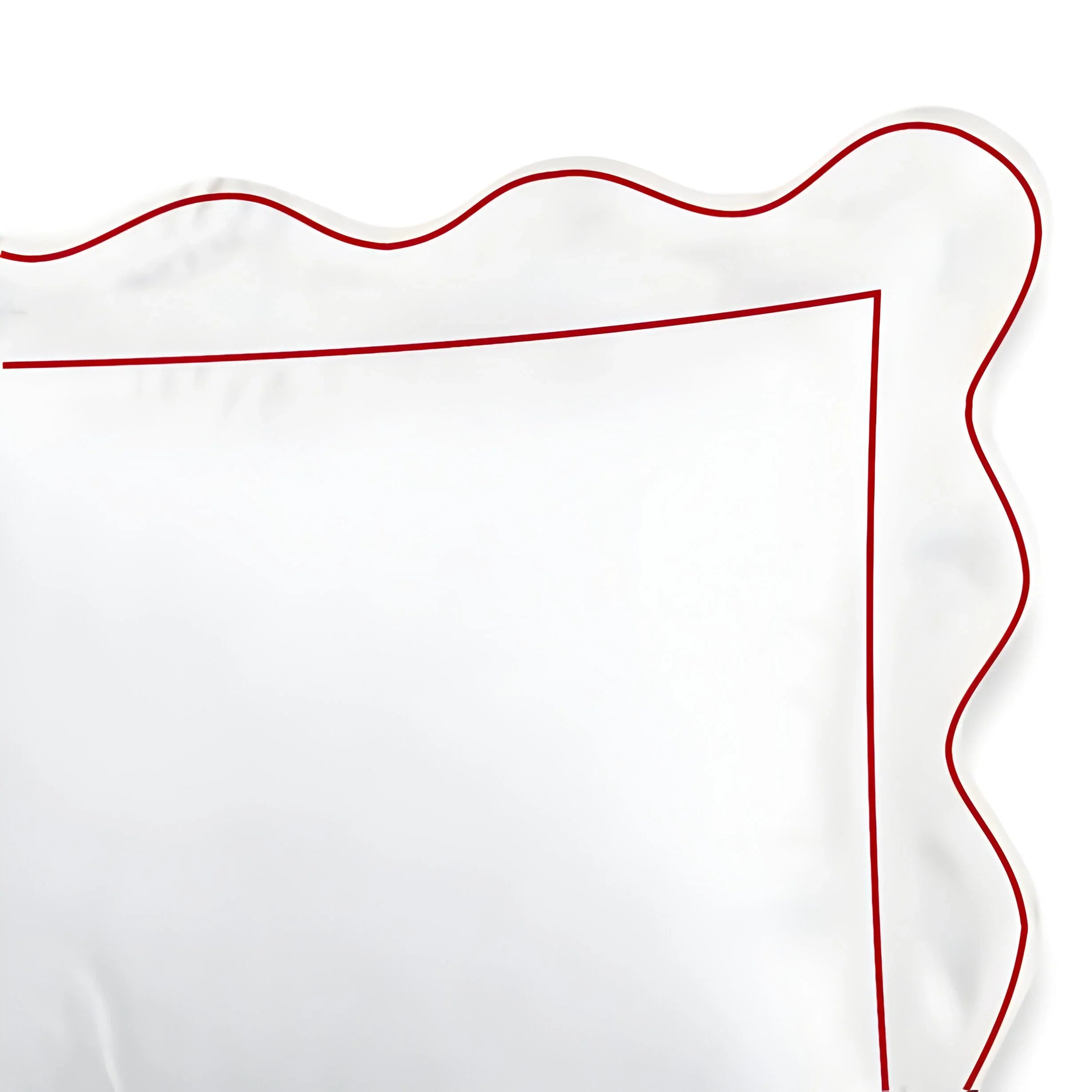 400tc Cotton Scallop Embroidery & Border Sateen Solid Duvet Cover Set, alternate view - House Of Avana