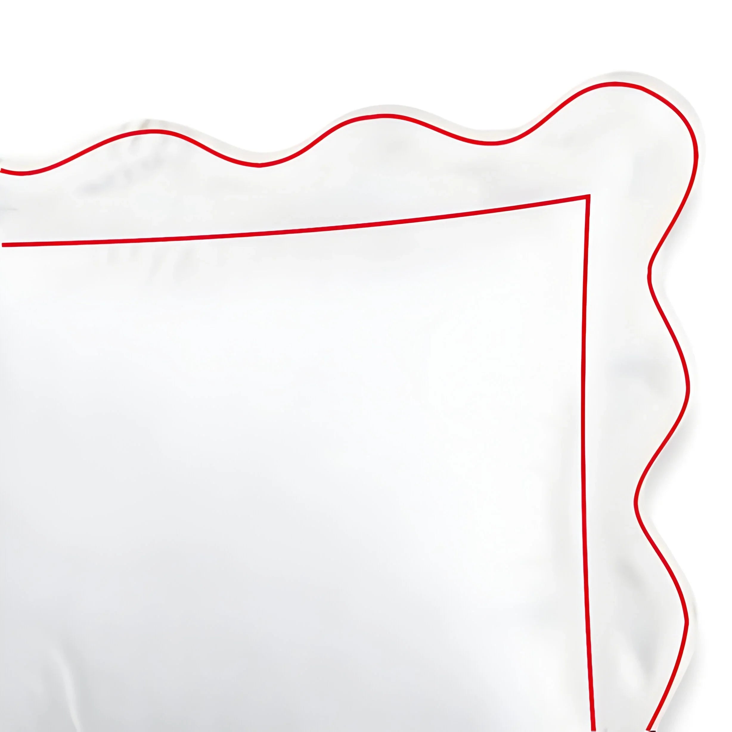 400tc Cotton Scallop Embroidery & Border Sateen Solid Duvet Cover Set, alternate view - House Of Avana