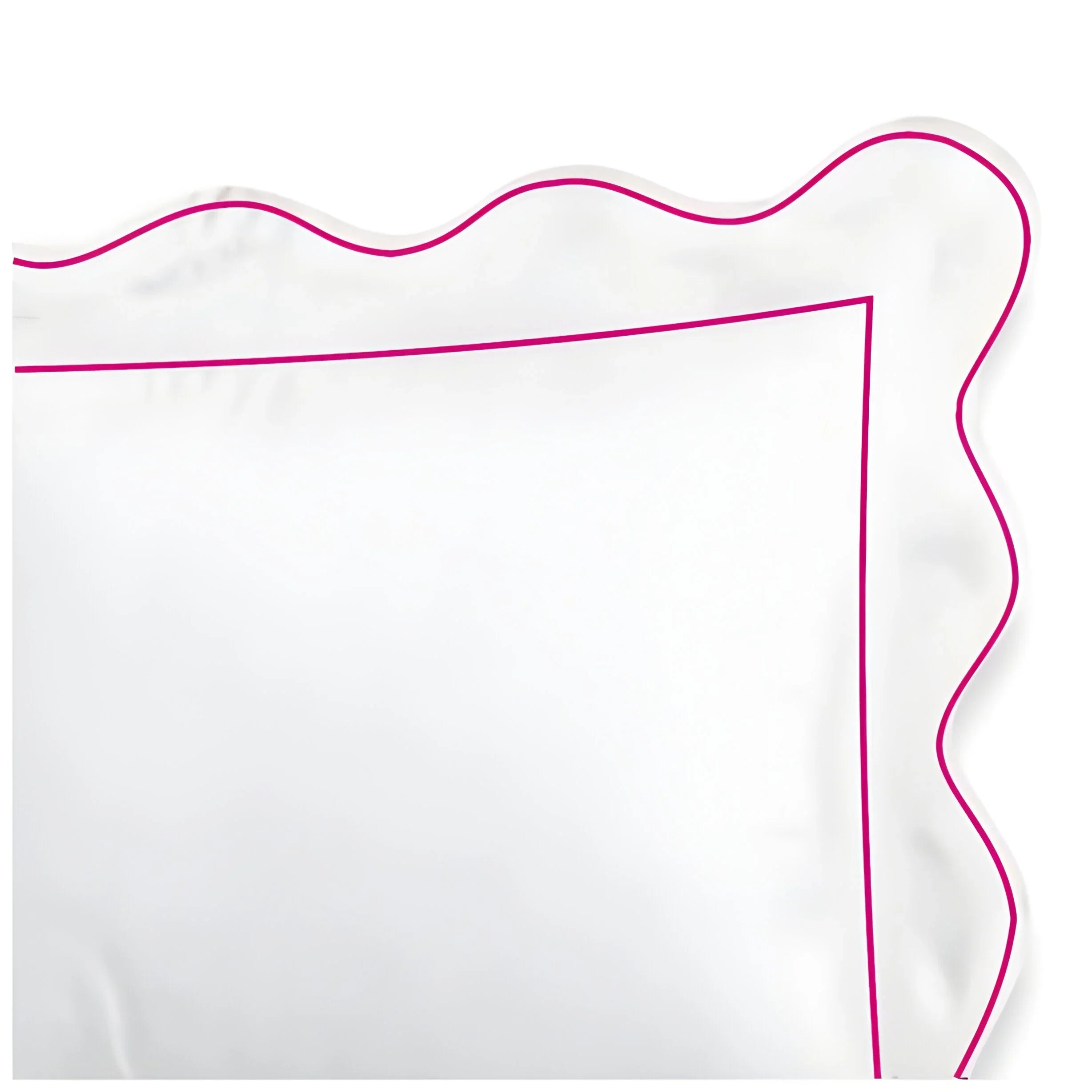 400tc Cotton Scallop Embroidery & Border Sateen Solid Duvet Cover Set, alternate view - House Of Avana