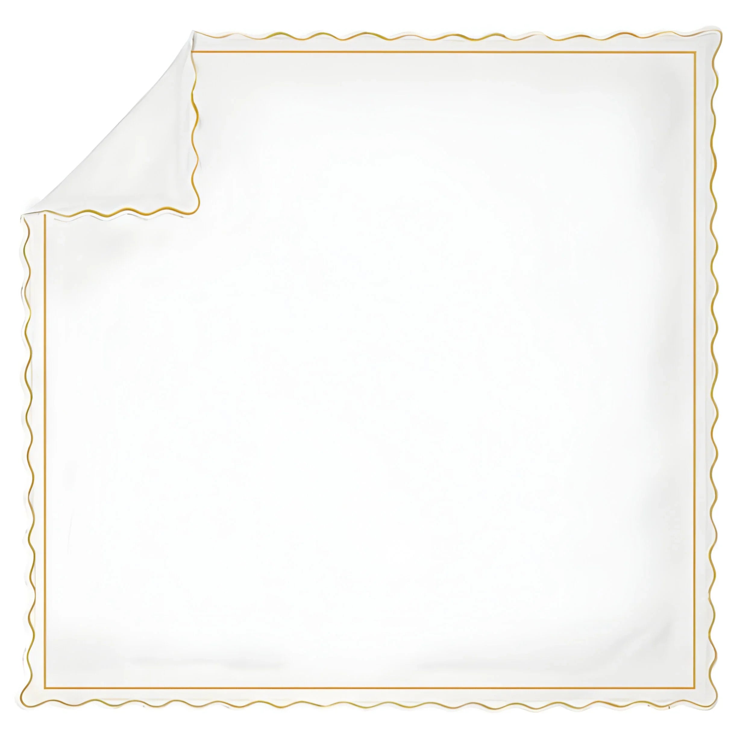 400tc Cotton Scallop Embroidery & Border Sateen Solid Duvet Cover Set, alternate view - House Of Avana