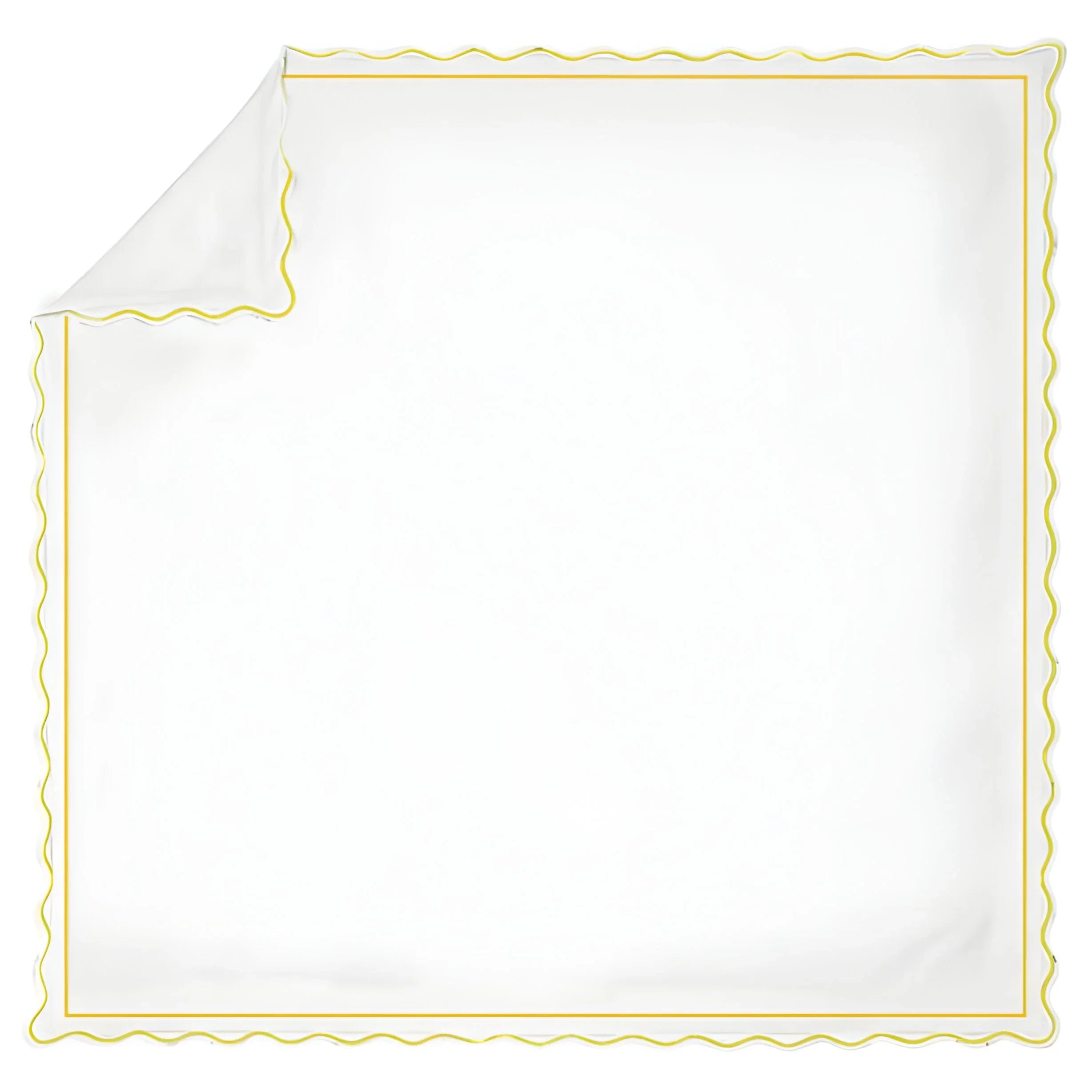 400tc Cotton Scallop Embroidery & Border Sateen Solid Duvet Cover Set - House Of Avana