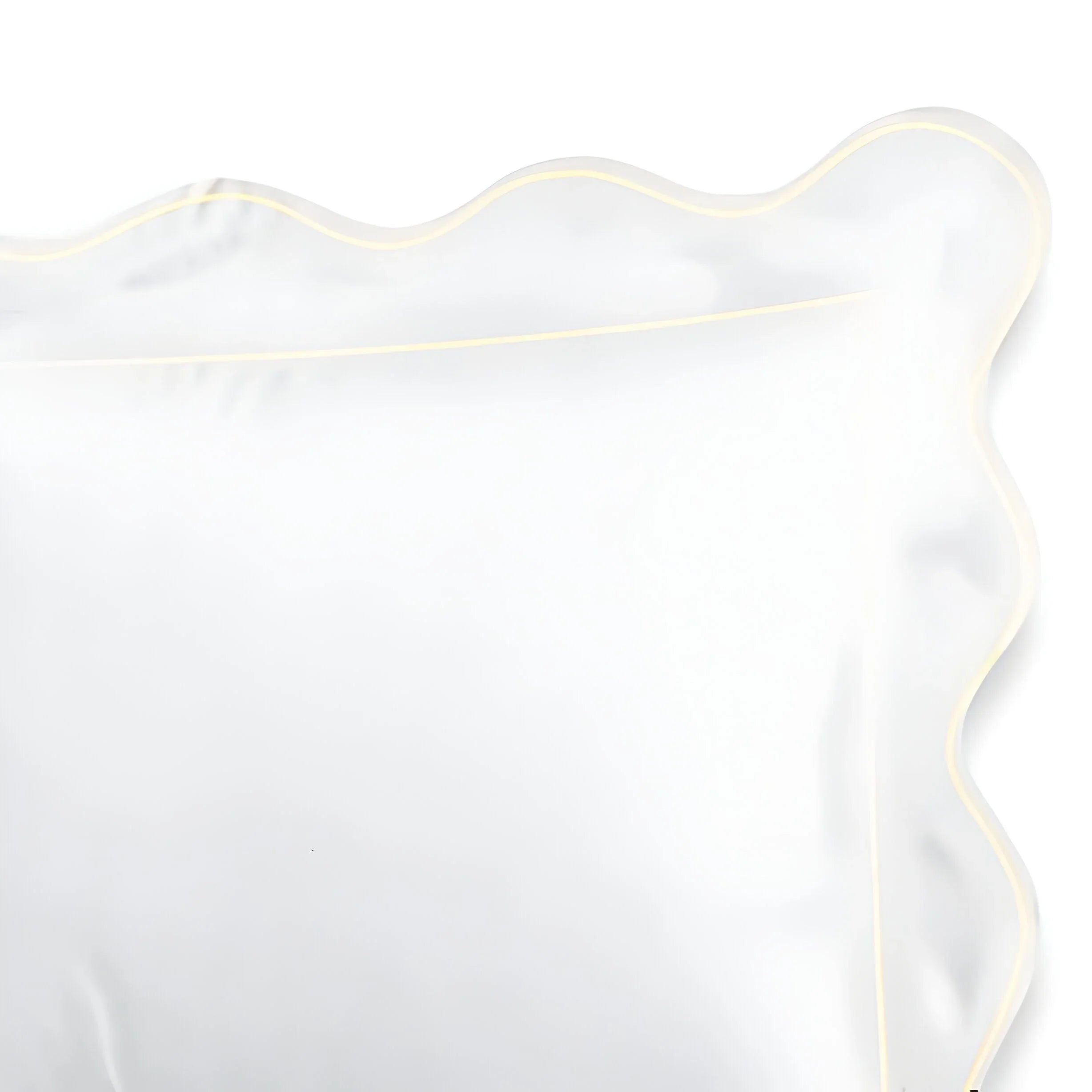 400tc Cotton Scallop Embroidery & Border Sateen Solid Duvet Cover Set - House Of Avana