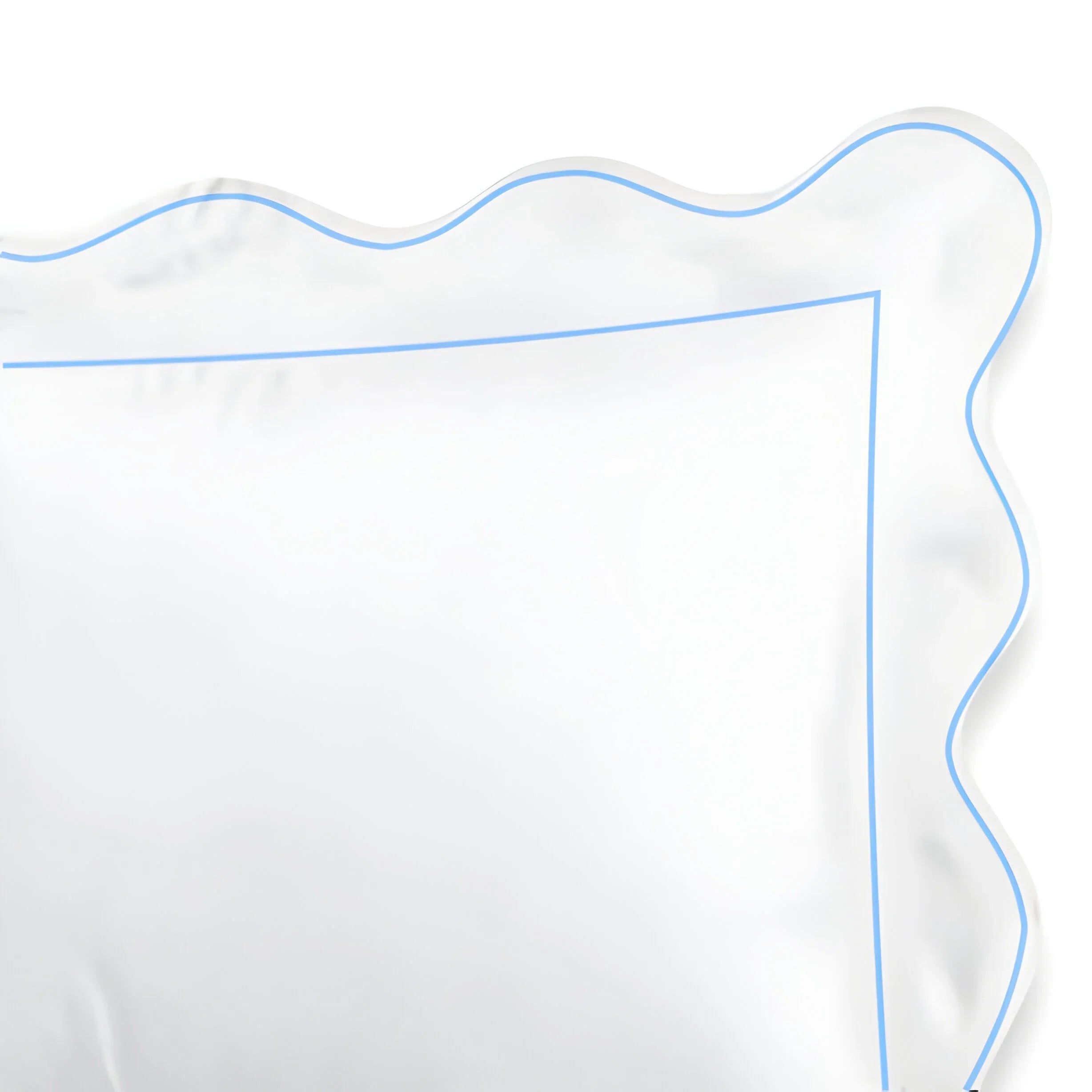 400tc Cotton Scallop Embroidery & Border Sateen Solid Duvet Cover Set - House Of Avana