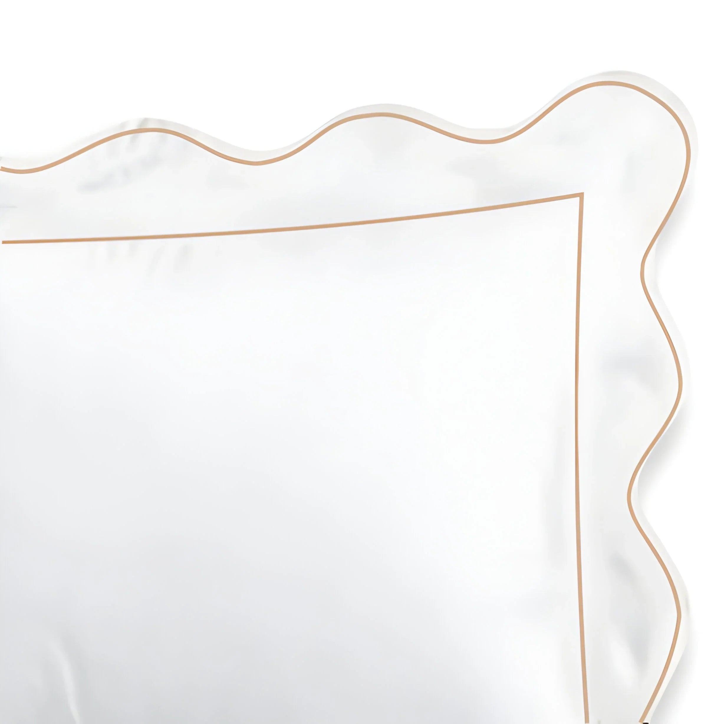 400tc Cotton Scallop Embroidery & Border Sateen Solid Duvet Cover Set - House Of Avana