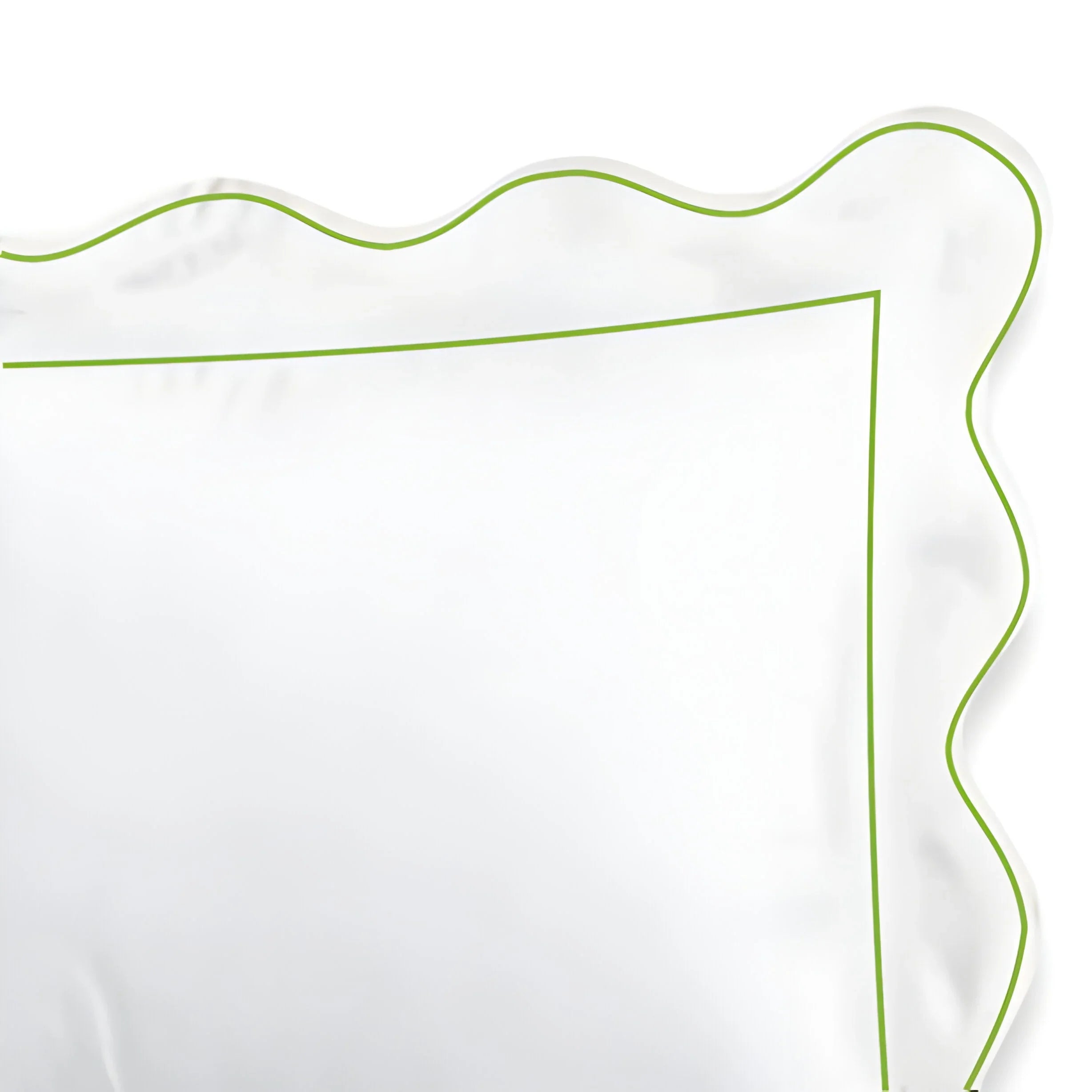 400tc Cotton Scallop Embroidery & Border Sateen Solid Duvet Cover Set - House Of Avana