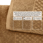 Cotton Diamond Waffle Weave Bath Towel Set - Grayson Collection