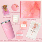 Cotton Spa Gift Set with Rejuvenating Essentials, back view - House Of Avana