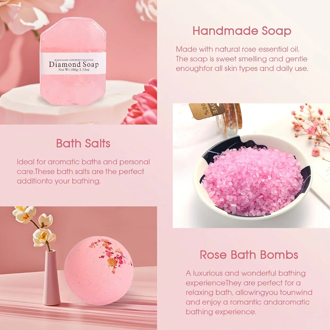 Cotton Spa Gift Set with Rejuvenating Essentials, lifestyle image - House Of Avana